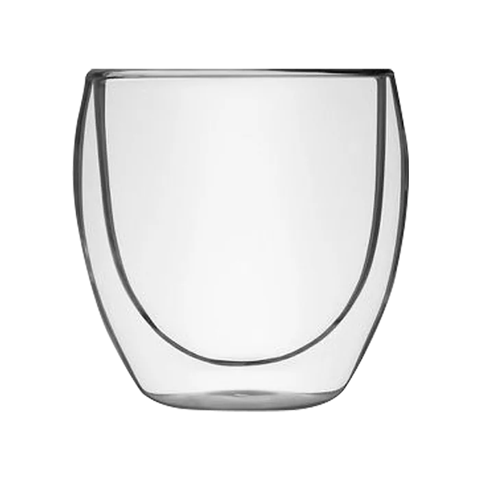 Elegant Double Wall Glass Mug in Gift Box